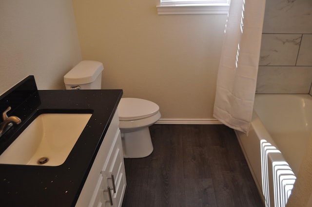 110 Myrtle Ave, Waxahachie, TX 75165 - bathroom with wood finished floors and vanity