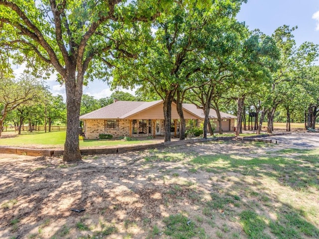 5403 Oakridge Rd, Joshua, TX 76058 - view of front facade featuring brick siding