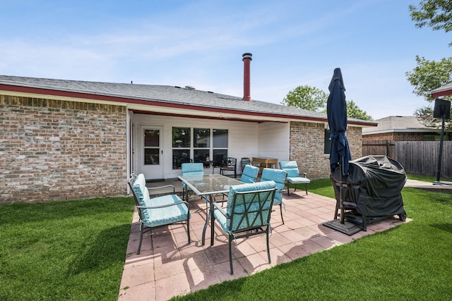 1502 Bette Dr, Mesquite, TX 75149 - view of patio with grilling area