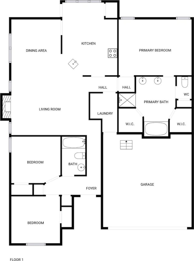 6020 Maple Leaf Dr, Arlington, TX 76017 - view of home floor plan