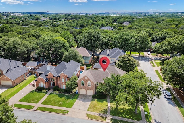 1041 Woodbriar Dr, Grapevine, TX 76051 - aerial view of residential area