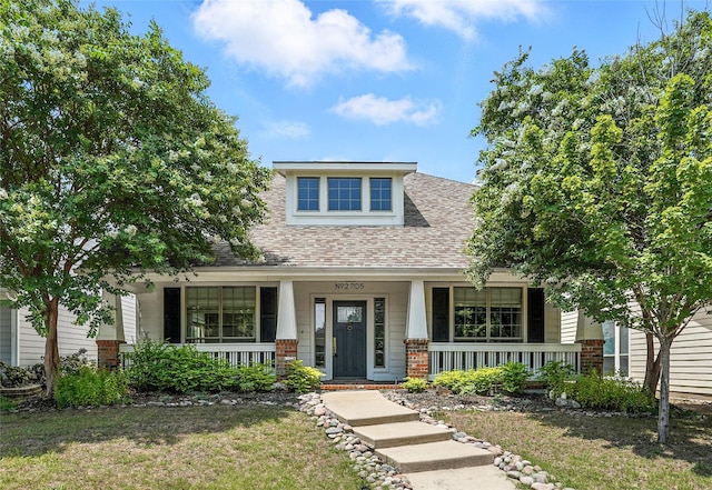2705 Jackson Dr, Melissa, TX 75454 - craftsman house with a porch, brick siding, and a shingled roof