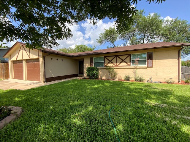 6509 Woodway Dr, Fort Worth, TX 76133 - single story home with a garage, driveway, and brick siding