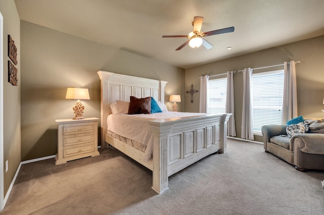 701 Champlain Ct, Midlothian, TX 76065 - carpeted bedroom with baseboards and ceiling fan