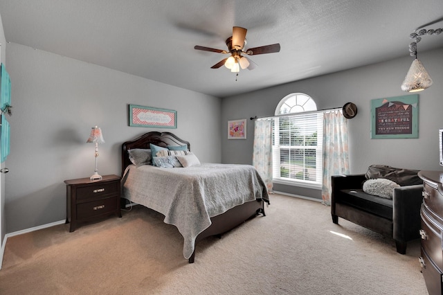 701 Champlain Ct, Midlothian, TX 76065 - bedroom featuring light carpet and ceiling fan