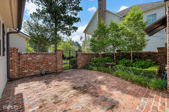 1030 Winterberry Ln, Shreveport, LA 71106 - view of patio / terrace featuring a gate