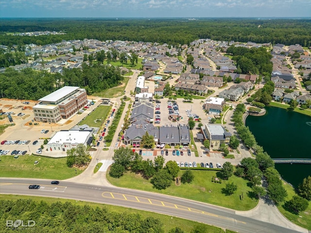 1030 Winterberry Ln, Shreveport, LA 71106 - aerial view of property and surrounding area with a large body of water and a heavily wooded area