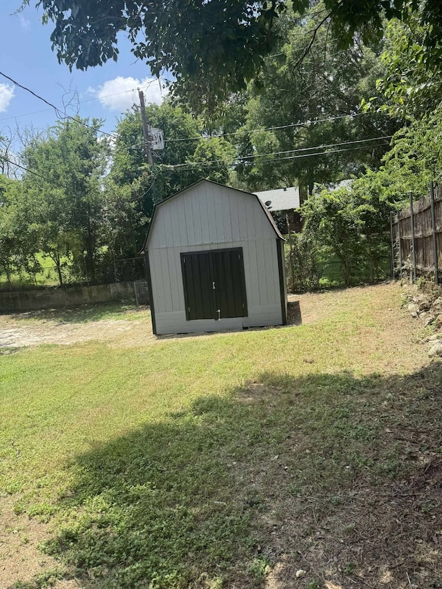 3429 Willowcrest Dr, North Richland Hills, TX 76117 - view of shed with a fenced backyard