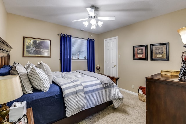 120 Driftwood Ln, Waxahachie, TX 75165 - carpeted bedroom with a ceiling fan and baseboards