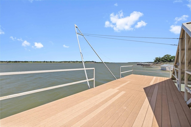 3125 County Road 264, Breckenridge, TX 76424 - dock featuring a water view