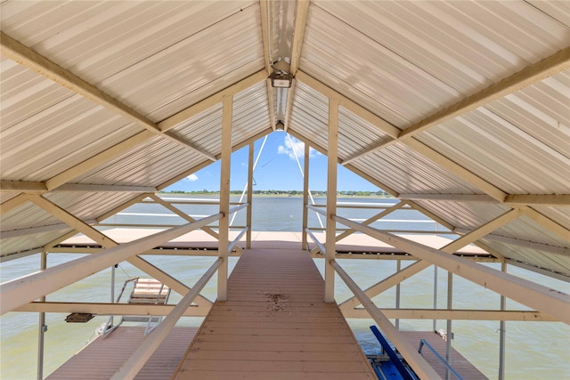 3125 County Road 264, Breckenridge, TX 76424 - dock with boat lift and a water view