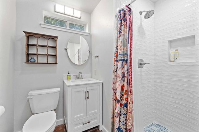 3125 County Road 264, Breckenridge, TX 76424 - bathroom with a tile shower and vanity