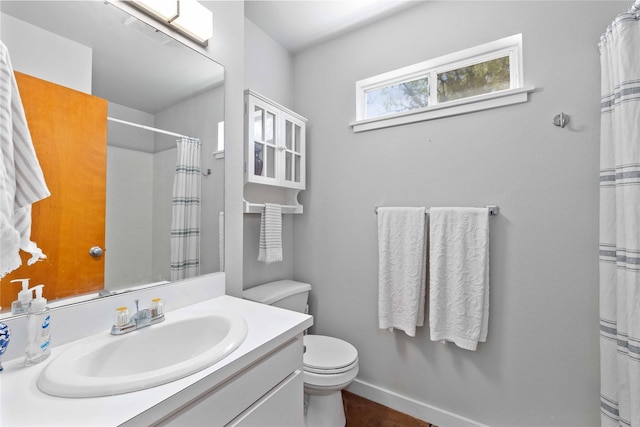 3125 County Road 264, Breckenridge, TX 76424 - bathroom featuring vanity and a shower with shower curtain