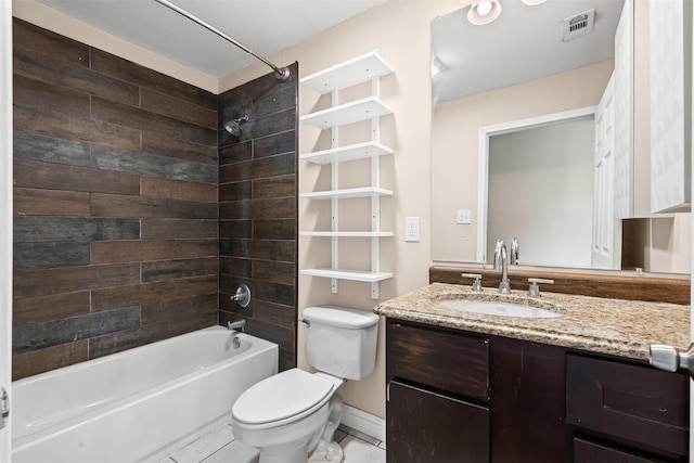 1212 E Mulkey St, Fort Worth, TX 76104 - full bath featuring bathtub / shower combination, vanity, and tile patterned floors
