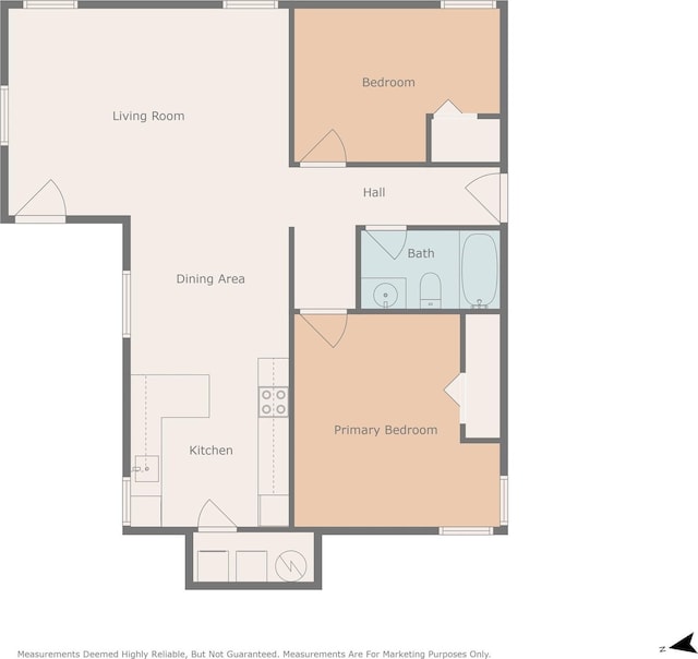 1212 E Mulkey St, Fort Worth, TX 76104 - view of floor plan / room layout