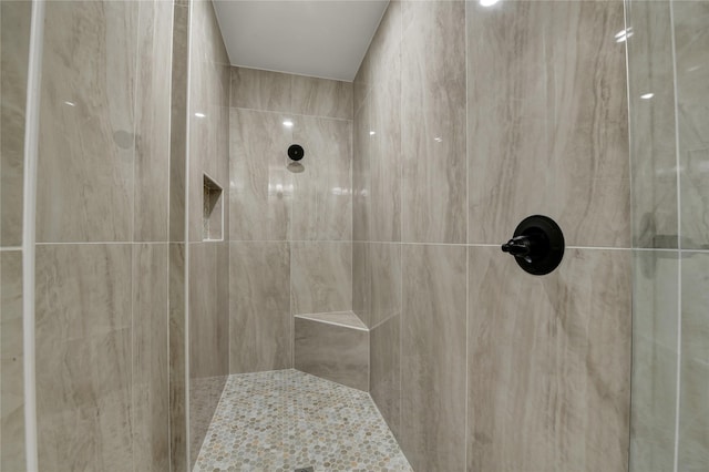 1604 Franklin St, Weatherford, TX 76086 - bathroom featuring a tile shower