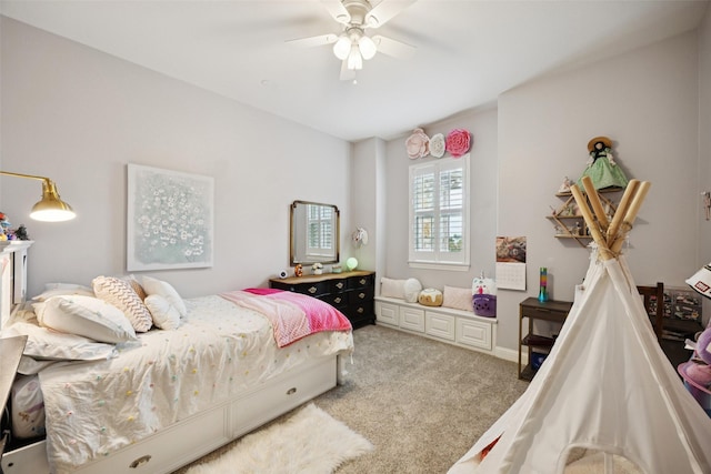 1300 Aberdeen Dr, Lucas, TX 75002 - bedroom featuring light colored carpet and ceiling fan
