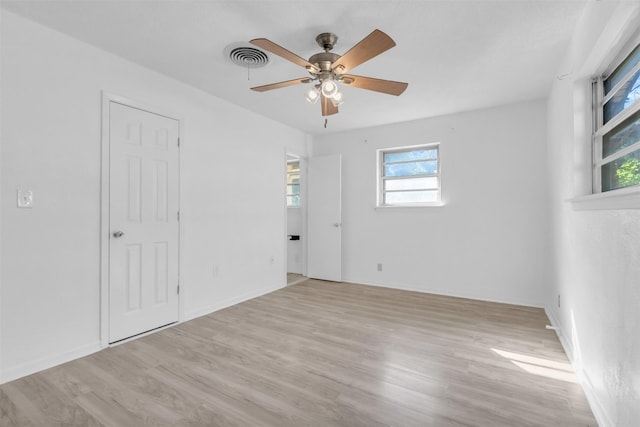 5624 Waltham Ave, Fort Worth, TX 76133 - unfurnished bedroom with wood finished floors and ceiling fan
