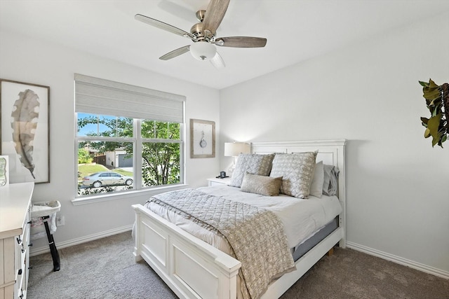 11720 Bull Creek Dr, Northlake, TX 76226 - bedroom with carpet flooring and a ceiling fan