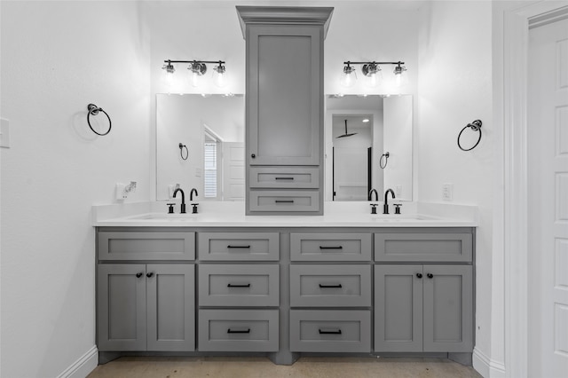 177 Mel Dr, Woodway, TX 76712 - full bathroom with double vanity