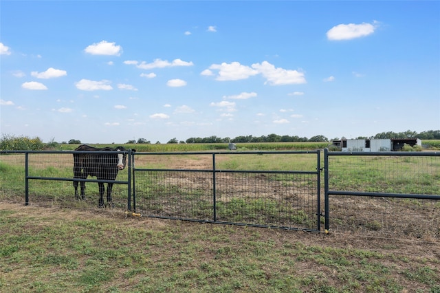 177 Mel Dr, Woodway, TX 76712 - view of yard featuring a view of countryside and a gate