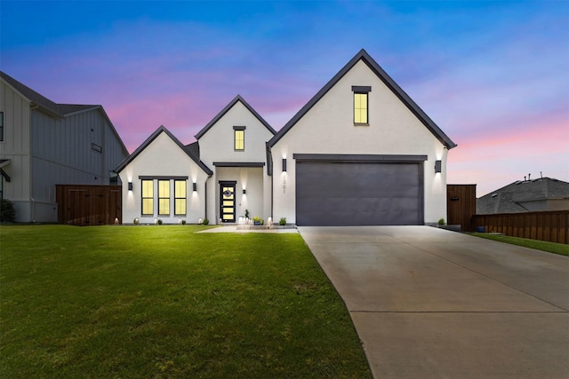 1301 Incline Cir, Garland, TX 75040 - view of front of house with concrete driveway and stucco siding