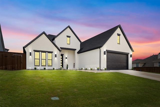 1301 Incline Cir, Garland, TX 75040 - modern farmhouse with driveway and stucco siding