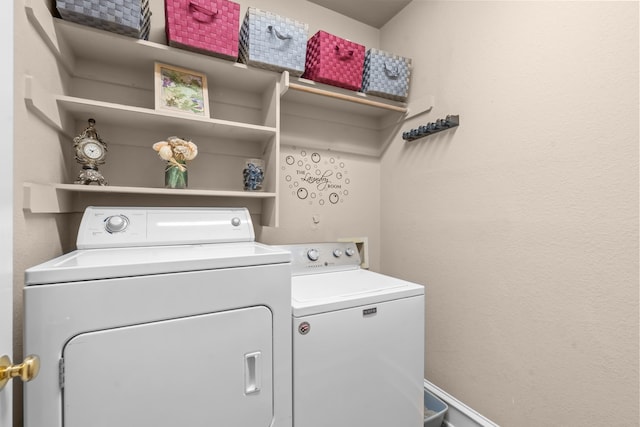 1 Cimarron Ct, Trophy Club, TX 76262 - laundry room with washing machine and clothes dryer