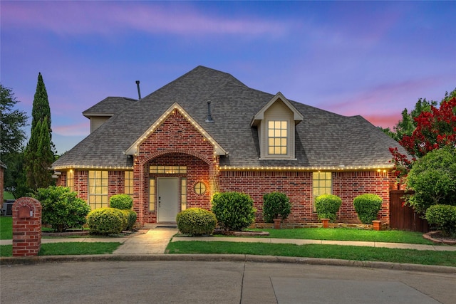 4816 Club View Cir, Mesquite, TX 75150 - traditional home with brick siding and a shingled roof