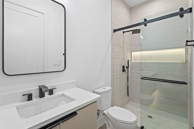 1706 Homeland St, Dallas, TX 75212 - bathroom featuring vanity and a stall shower