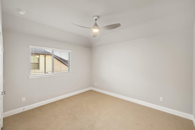 13313 Rembrandt Dr, Frisco, TX 75035 - spare room featuring light colored carpet, a ceiling fan, and a smoke detector