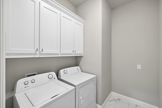 13313 Rembrandt Dr, Frisco, TX 75035 - laundry area with cabinet space, independent washer and dryer, and marble finish floors