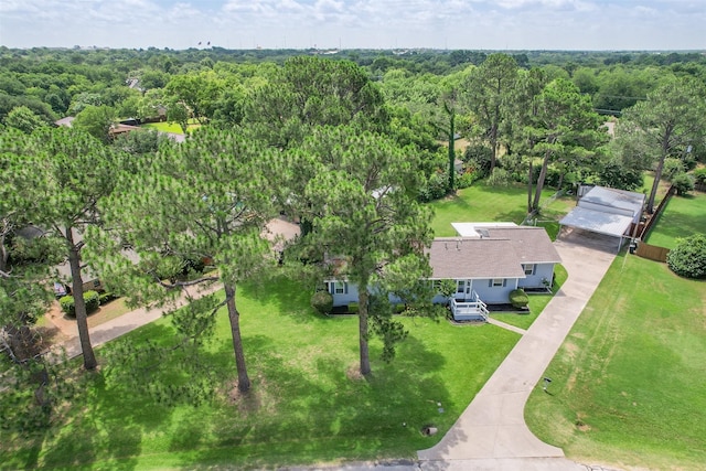 2408 Garden Ln, Arlington, TX 76015 - view of subject property with a forest