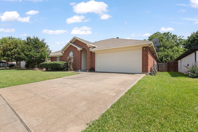 808 Elbe Dr, Arlington, TX 76001 - view of front of property with brick siding, concrete driveway, and a garage