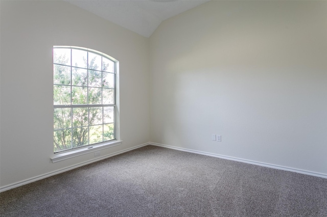 1526 Shadow Run, Weatherford, TX 76086 - spare room with carpet floors and lofted ceiling