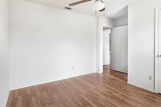 534 Gettysburg St, Mesquite, TX 75149 - spare room with ceiling fan and wood finished floors