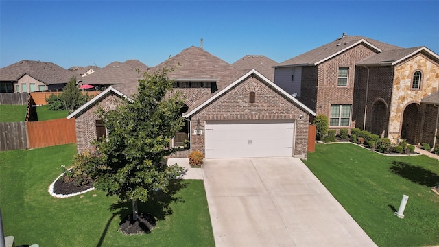 6159 Allatoona Rd, Fort Worth, TX 76179 - view of front of home with brick siding, driveway, and a garage