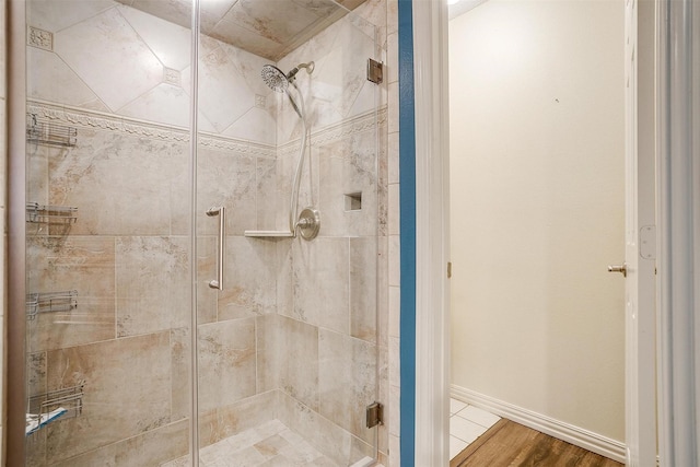 6824 Ridgewood Dr, North Richland Hills, TX 76182 - full bath featuring a stall shower and baseboards