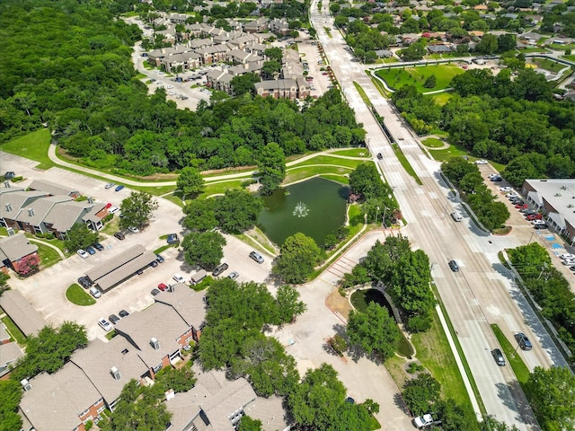921 Englewood Ln, Plano, TX 75025 - aerial view of residential area featuring a large body of water