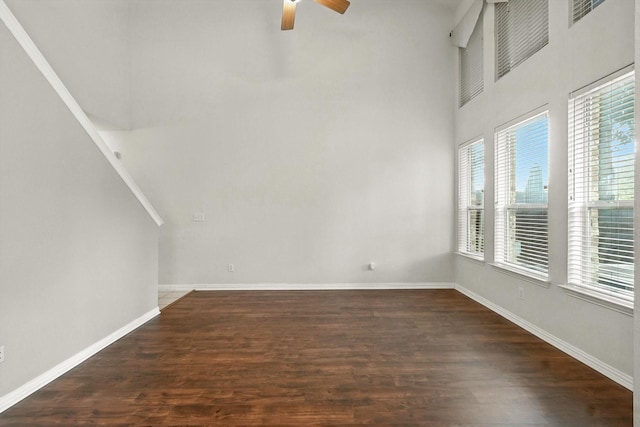 921 Englewood Ln, Plano, TX 75025 - unfurnished room featuring a ceiling fan and wood finished floors