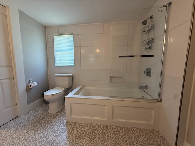317 W Monterey St, Denison, TX 75020 - bathroom with toilet and shower / tub combination