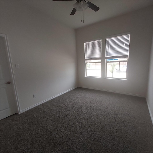 11305 Autry Ridge Ln, Aubrey, TX 76227 - carpeted empty room with ceiling fan and baseboards