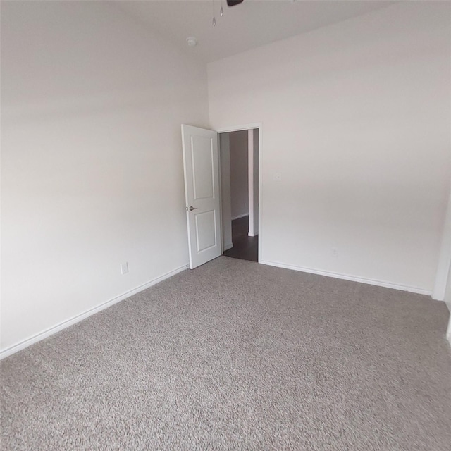 11305 Autry Ridge Ln, Aubrey, TX 76227 - carpeted spare room featuring baseboards and ceiling fan