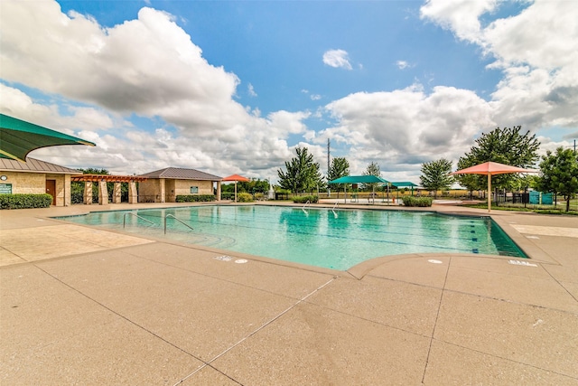 539 Curtiss Dr, Fate, TX 75087 - community pool with a patio