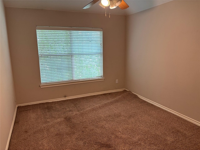 307 Forestridge Dr, Mansfield, TX 76063 - carpeted spare room featuring a ceiling fan and baseboards