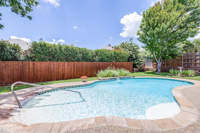 1809 N Holland Rd, Mansfield, TX 76063 - view of pool with a fenced backyard