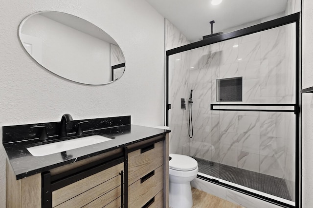 5612 Meadow Nest Dr, Dallas, TX 75236 - full bath with vanity and a marble finish shower