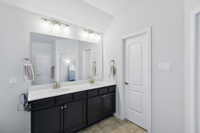 1129 Berrydale Dr, Northlake, TX 76226 - full bath with double vanity and tile patterned floors
