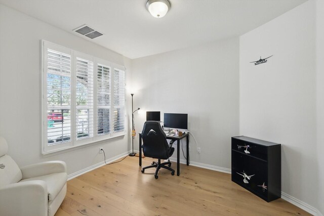 1129 Berrydale Dr, Northlake, TX 76226 - office space with light wood-type flooring and baseboards