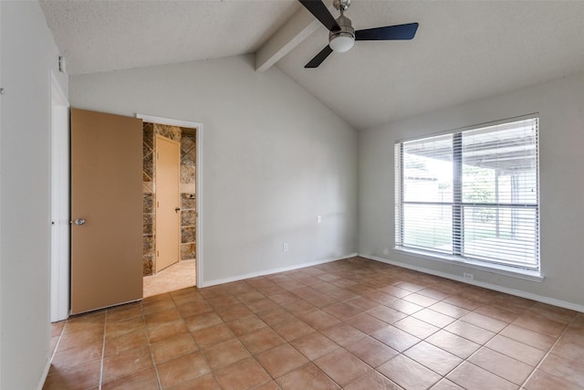 2314 Ember Lee Dr, Garland, TX 75040 - unfurnished bedroom with light tile patterned floors and ceiling fan